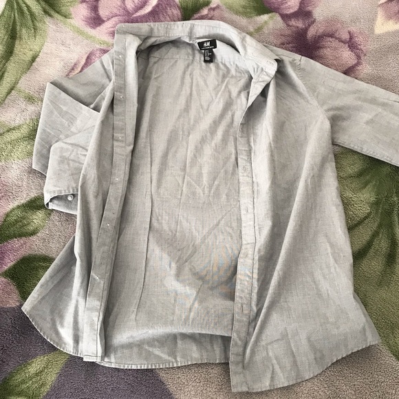 Slim-fit casual button down shirt from H&M - Picture 4 of 7